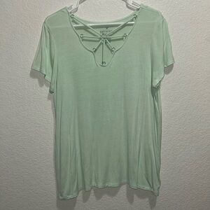 NWOT American Eagle Outfitters Sea Green/Mint Tee